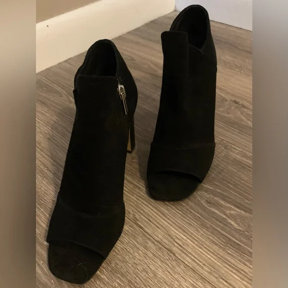 Steven By Steve Madden - Jette Open Toe Ankle Boot, black , 7M, Like New,No Box - Picture 5 of 16